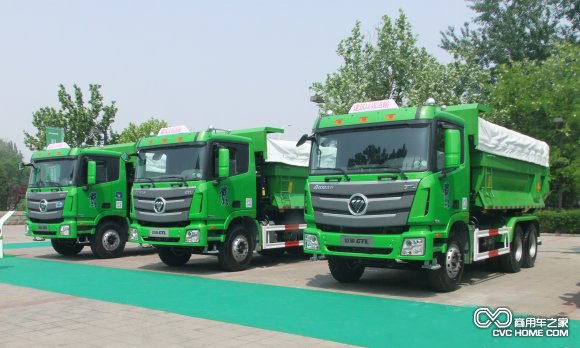 欧曼第三代智能环保渣土车 商用车之家