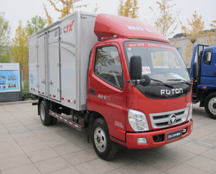 福田奥铃 BJ5049XXY-BF型厢式运输车
