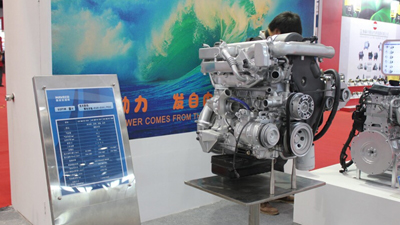 2014法兰克福上海汽配展：南京依维柯展台