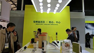 2014法兰克福上海汽配展：曼牌滤清器展台