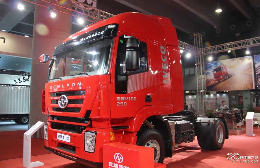 红岩 杰狮M100 290马力 4X2 港口牵引车(CQ4185HMG361)