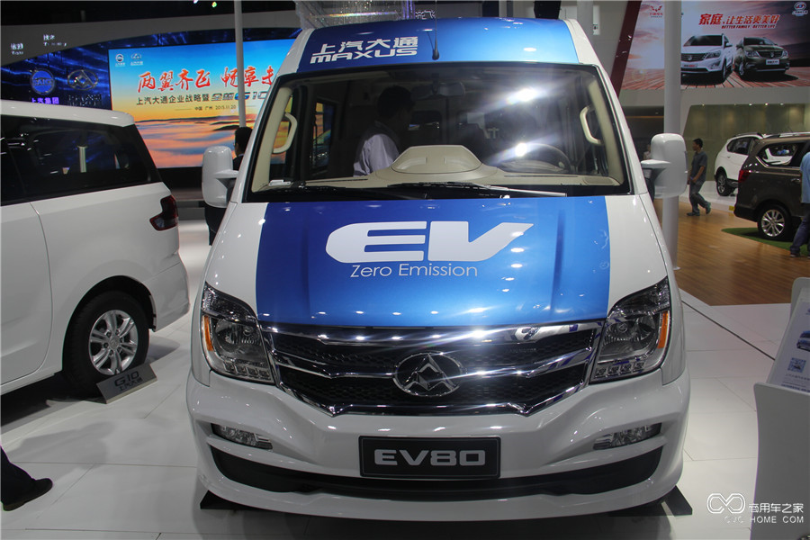 2015广州车展：上汽大通EV80电动轻客