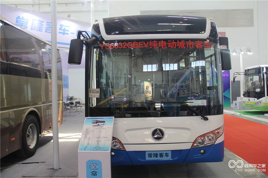 2016北京道路运输展 常隆8米纯电动城市客车