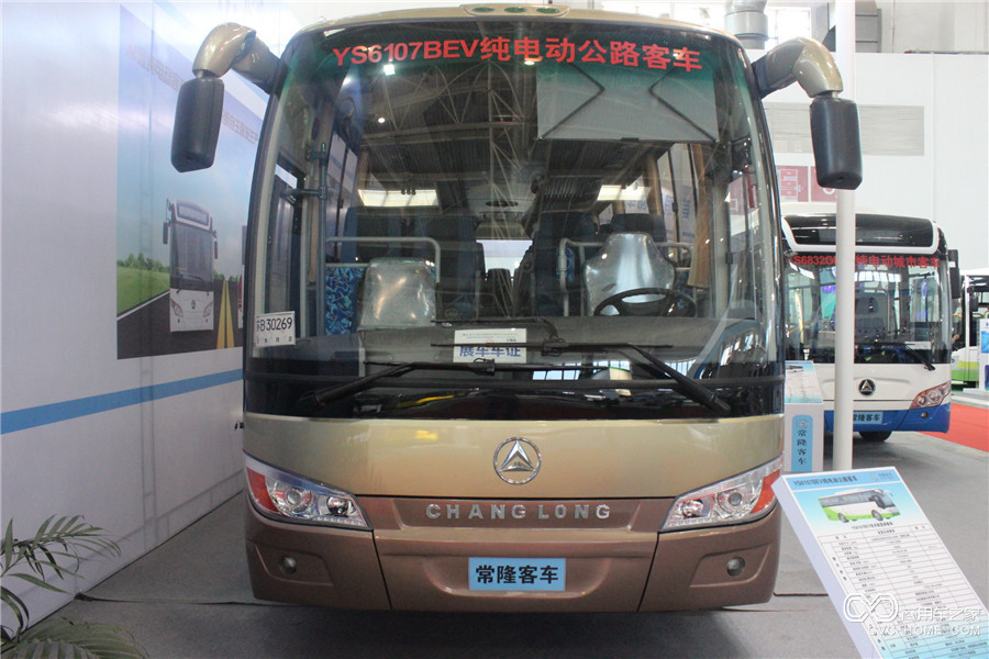 2016北京道路运输展 常隆10米纯电动公路客车