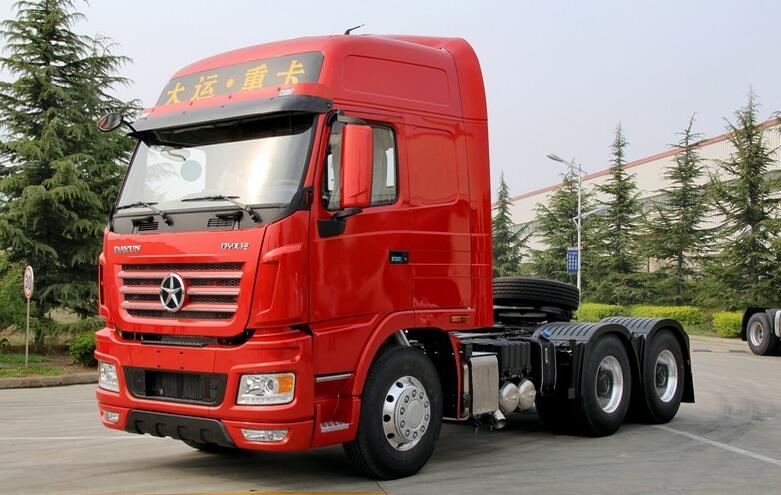 大运 N9重卡 430马力 6X4牵引车(锐雅红)(4255D44CA)