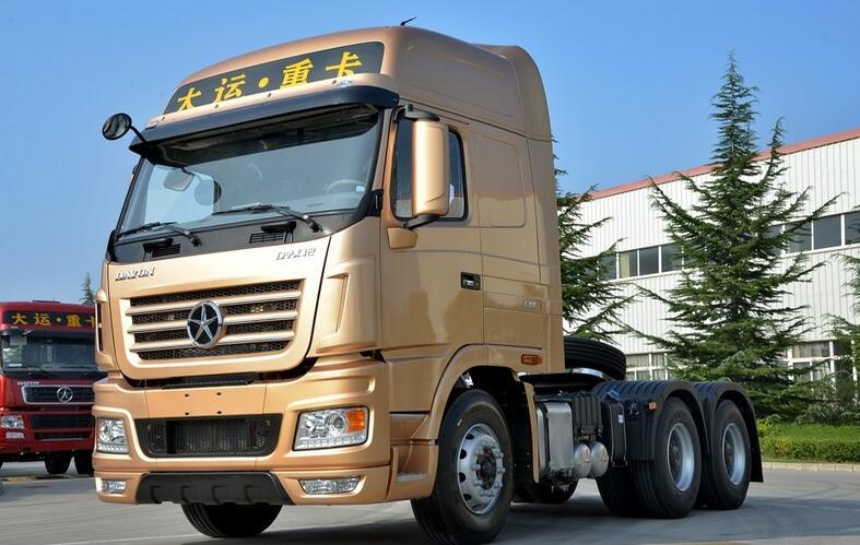 大运 N9重卡 430马力 6X4牵引车(土豪金)