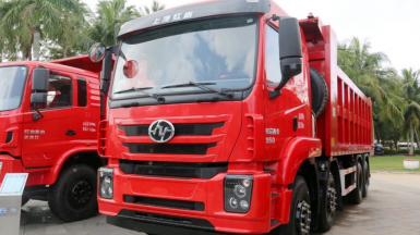 上汽红岩 杰卡 350马力 8X4 6.8米自卸车(CQ5316ZLJZTVG336)